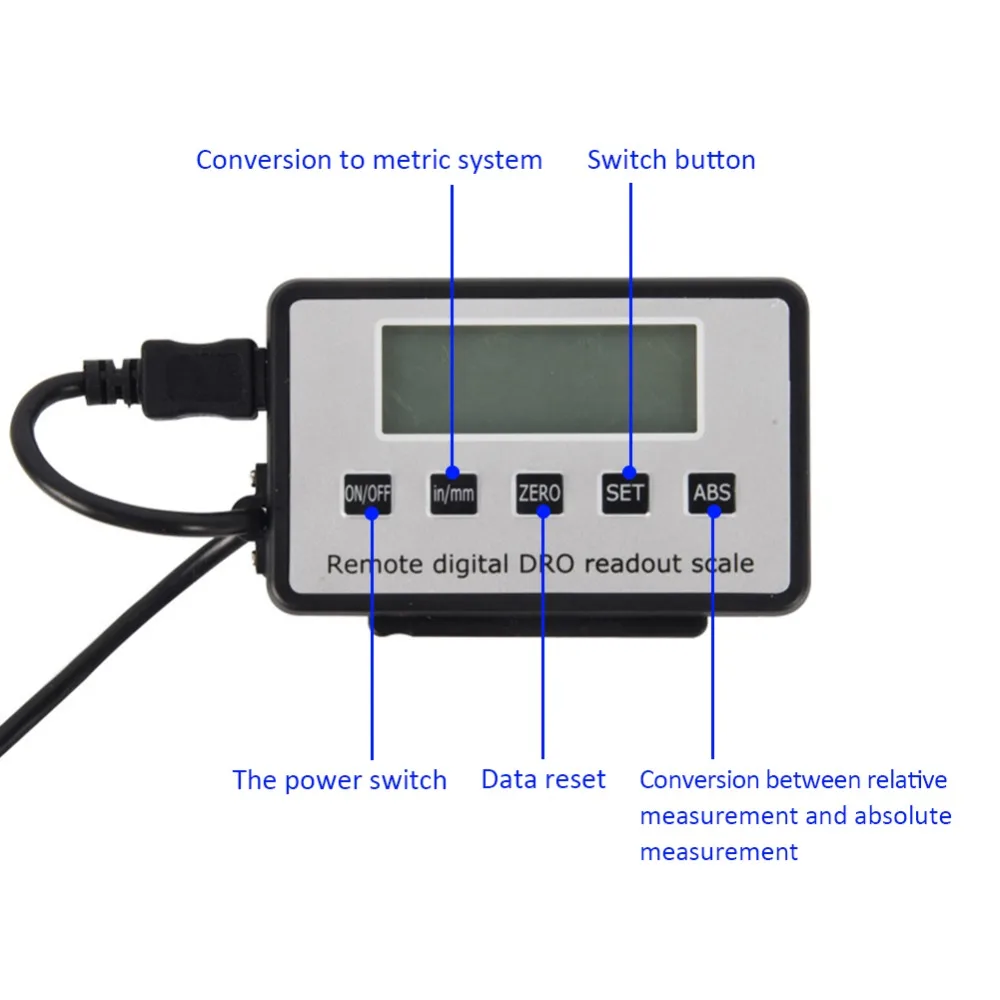 Индикация цифровые линейные весы удаленного внешнего Дисплей правитель станок