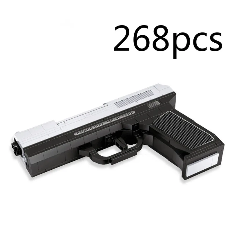 22510 777A M1911 пистолет пустынный Орел воздушный мягкий Ak47 Снайпер M4a1 детские игрушки 45 шт Строительный блок игрушечный пистолет - Color: 22510
