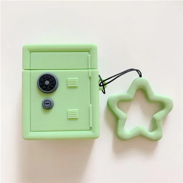 137-Green Силиконовый чехол для наушников для Airpods 2, чехол с 3D рисунком Наруто Пэйн, чехол для наушников Apple Air pods, 1 чехол для Earpods, брелок - Цвет: 137-Green