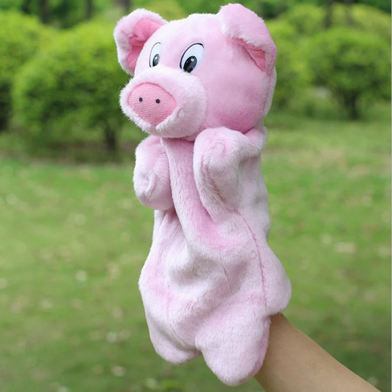 Ручная кукла марионета марионетка куклы Плюшевый Слон панда кошка ручное