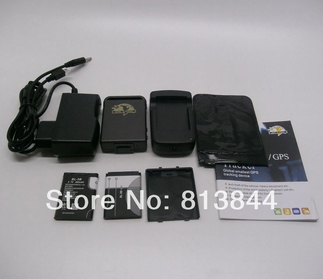 

50PCS/LOT by DHL EMS shipping full accessories GPS Tracker tk102b Mini Global Real 4 bands tk102 tk102-2 support TF slot