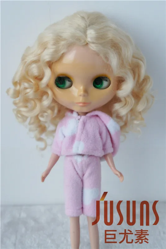 JD039 10 11 дюймов популярная длинная волна BJD парик для куклы мохеровый новый мягкий