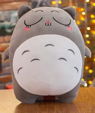 40/55 см Плюшевые игрушки Tonari Totoro/кеды Кеды с изображением знаменитых персонажей мультфильмов прелестные куклы для детей мягкие плюшевые игрушки для девочек детские игрушки для мальчиков Милая Подушка - Color: As picture
