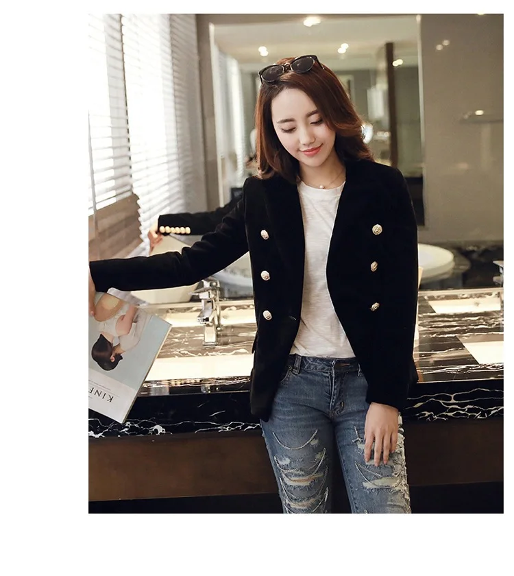 Nicesense блейзер feminino женские блейзеры и куртки veste femme manche longue jaqueta feminina veste черный костюм для женщин
