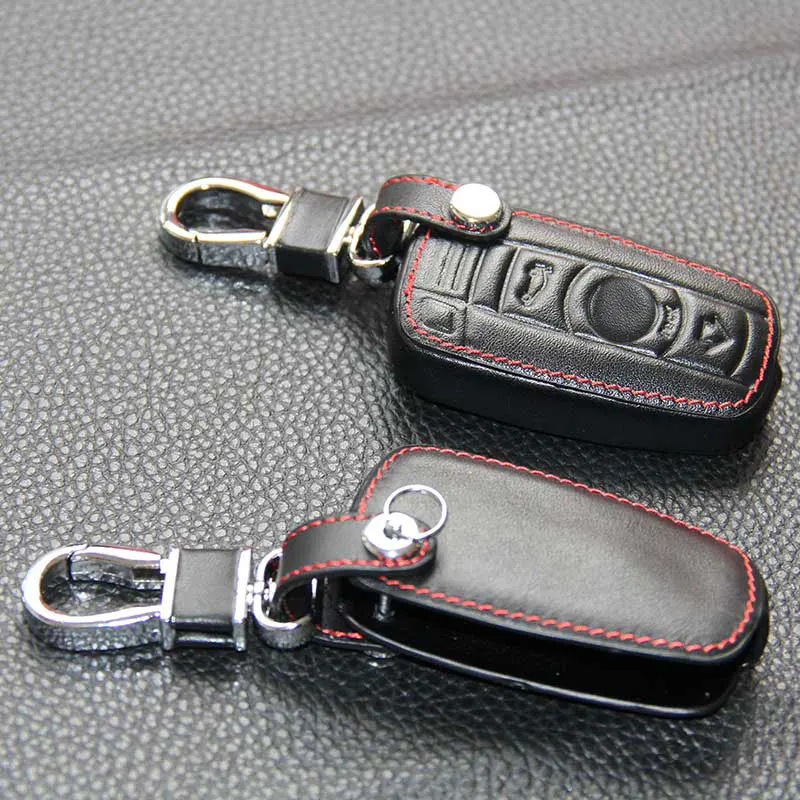 Icecare чехол для автомобильного ключа из натуральной кожи Bmw E90 E60 E84 E39 E46 E63 E53 E30 E36 Fob