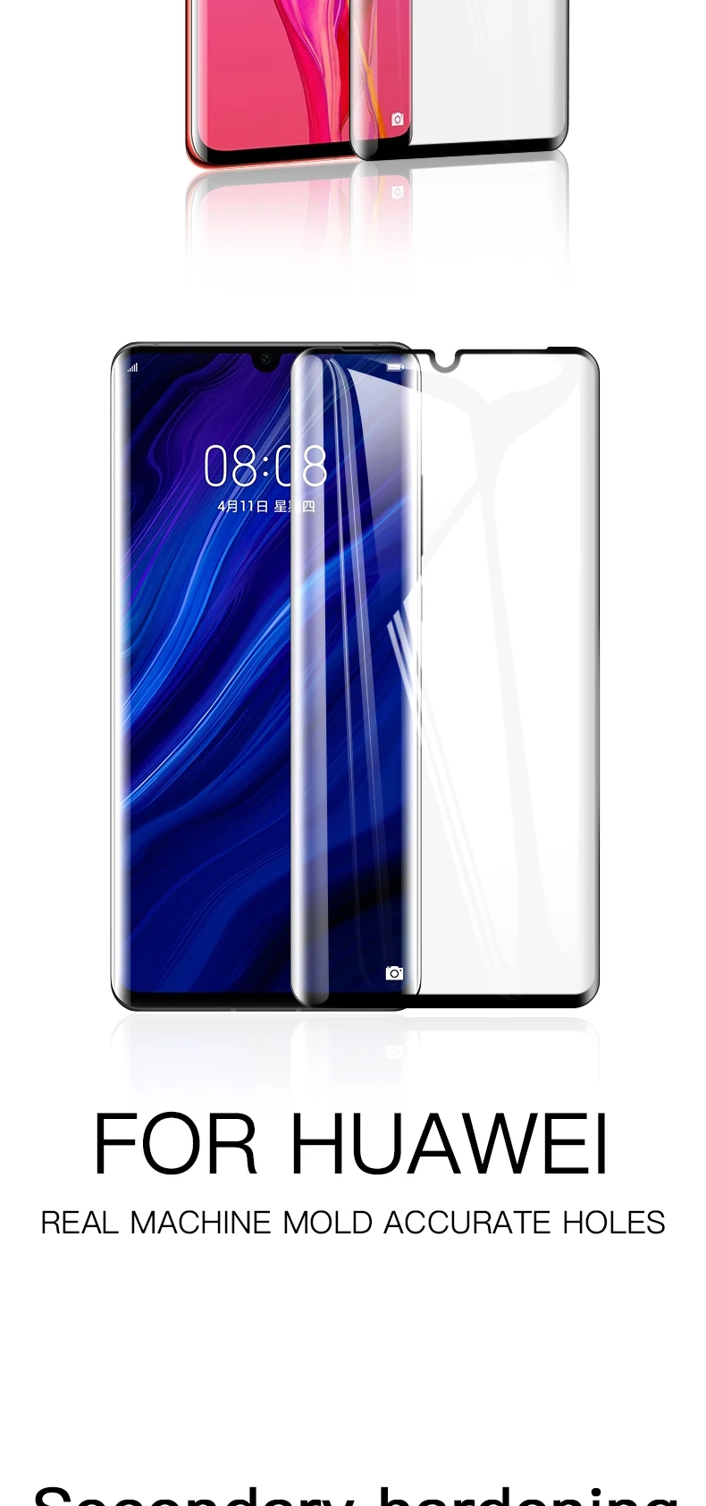 2 шт., закаленное стекло для huawei P30 Pro, стекло для объектива камеры, Защита экрана для huawei P20 Pro mate 20 Lite P10 X, полностью изогнутое стекло