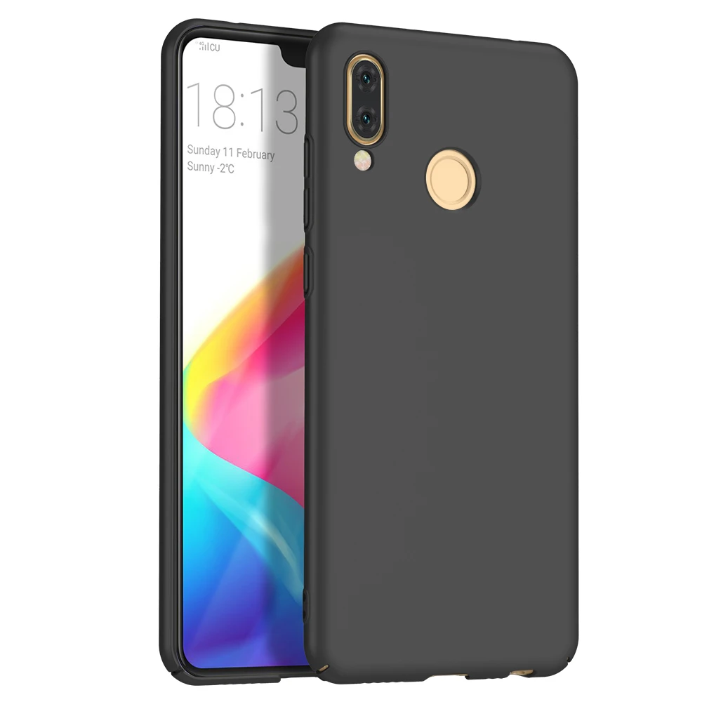 Ultra Thin Hard Case for Huawei P20 Lite Frosted Back Cover Pro Full Protective Tempered Glass |