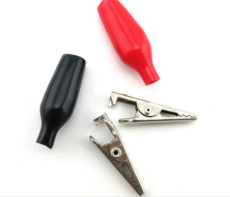 10PCS Small Metal Alligator Clip Electric Test 27mm Crocodile Electrical Clamp Bracket for Electronic Wire Connector Parts | Игрушки и