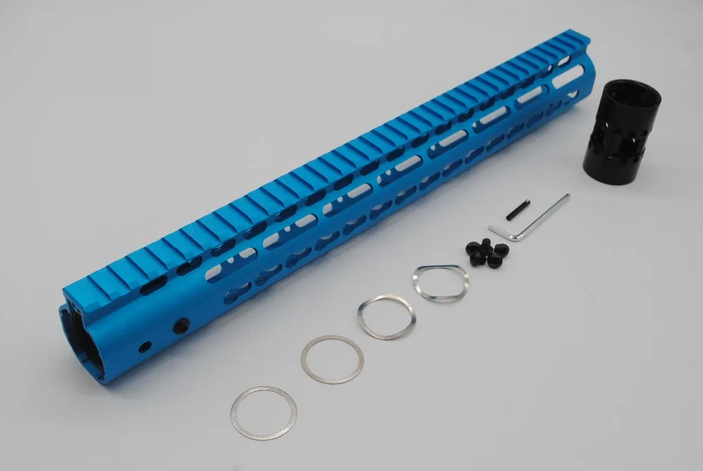 TriRock Hot 7'ɹ'✐'✒'✓.5'✕" Length Ultralight Slim Keymod Free Floating Handguards Fore Rail