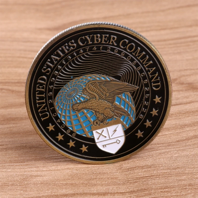 Дети любят интересные памятные монеты коллекция произведение искусства покрытие кибер команда черная американская армия Прямая Поддержка