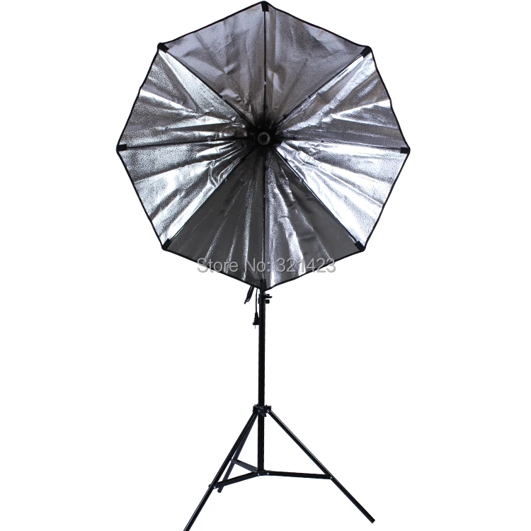 86cm Octagonal Softbox E27 Lamp Holder Photography Kit 75-200cm Light Stand Continuous Lighting 2PCS | Электроника