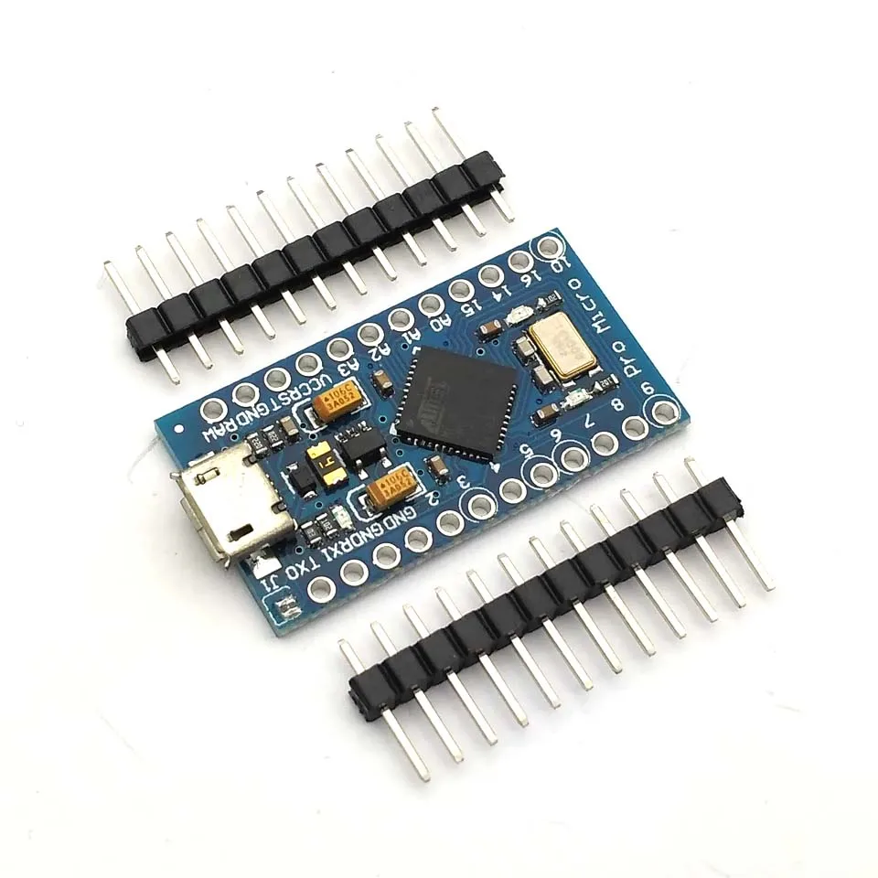 Бесплатная доставка 5 шт. миниатюрный модуль Leonardo Pro Micro ATmega32U4 В/16 МГц для Arduino