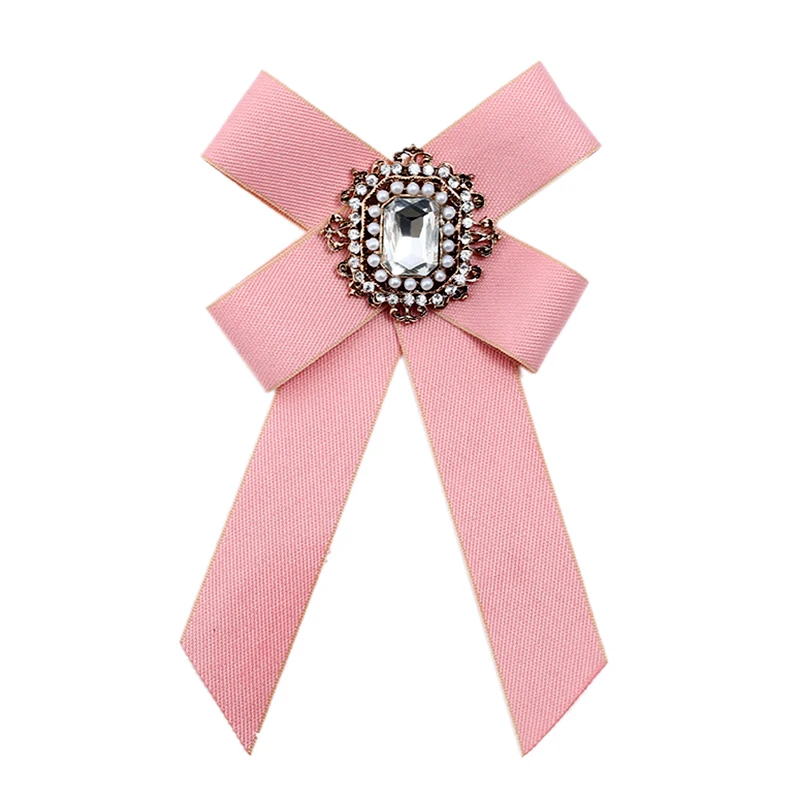 Junlead классический бант массивные Зажимы для галстука жемчужные украшения