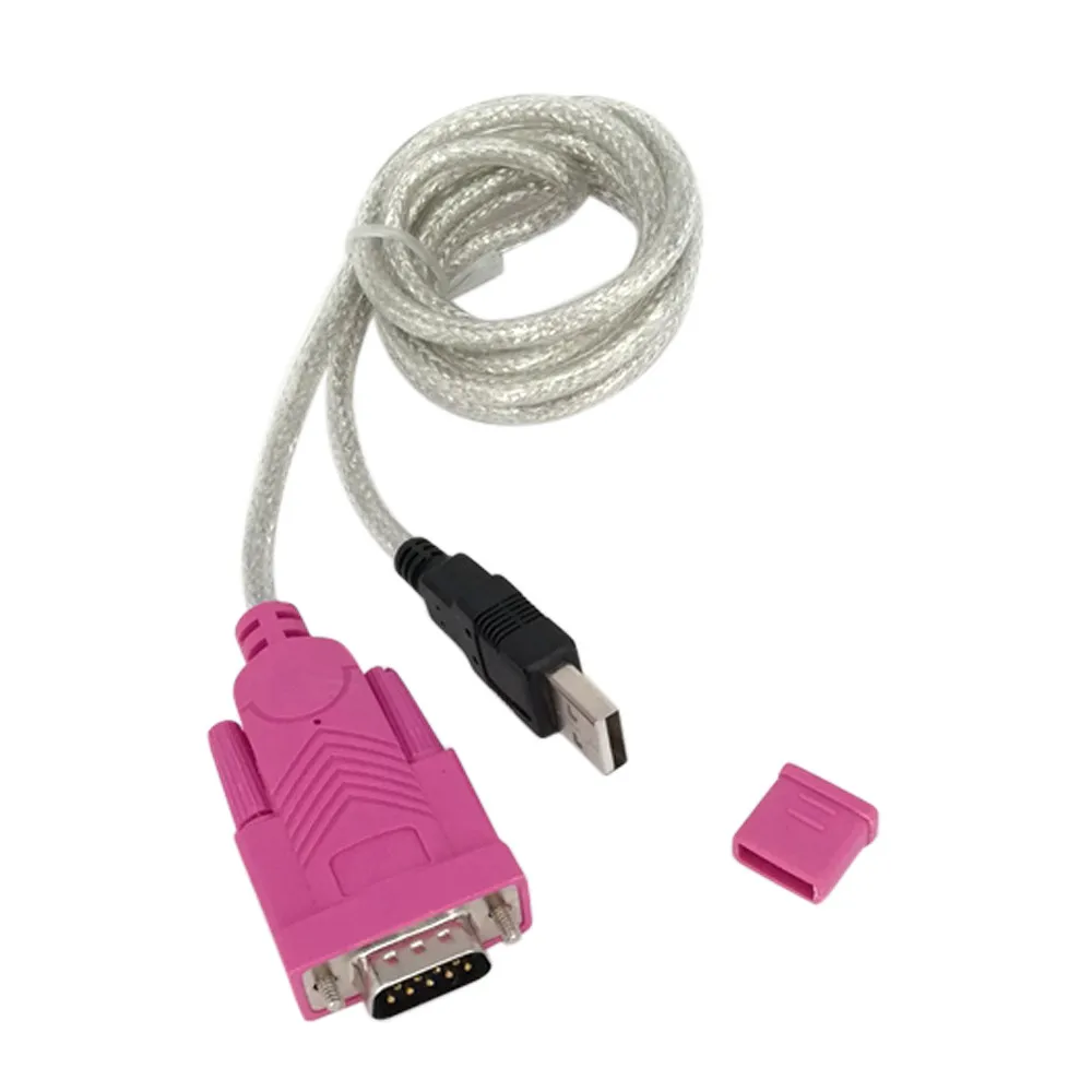 Ouhaobin USB к RS232 последовательный порт 9 Pin DB9 Кабель COM адаптер конвертер Прямая