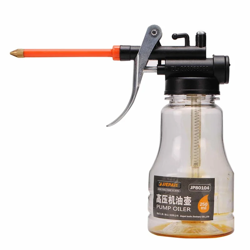 Новый прозрачный насос высокого давления масленка 250 мл смазка пластиковая