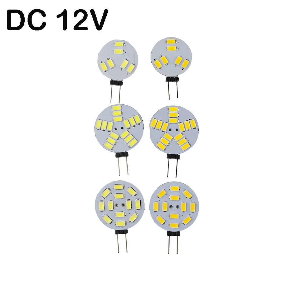 Светодиодная лампа Tightsen-Home G4 3Вт 12SMD 5730 круглая 12В