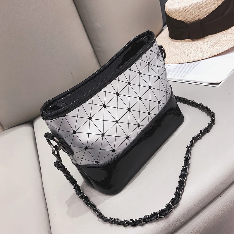2018 Элитный бренд геометрический ведро сумки для девочек маленькая сумка через