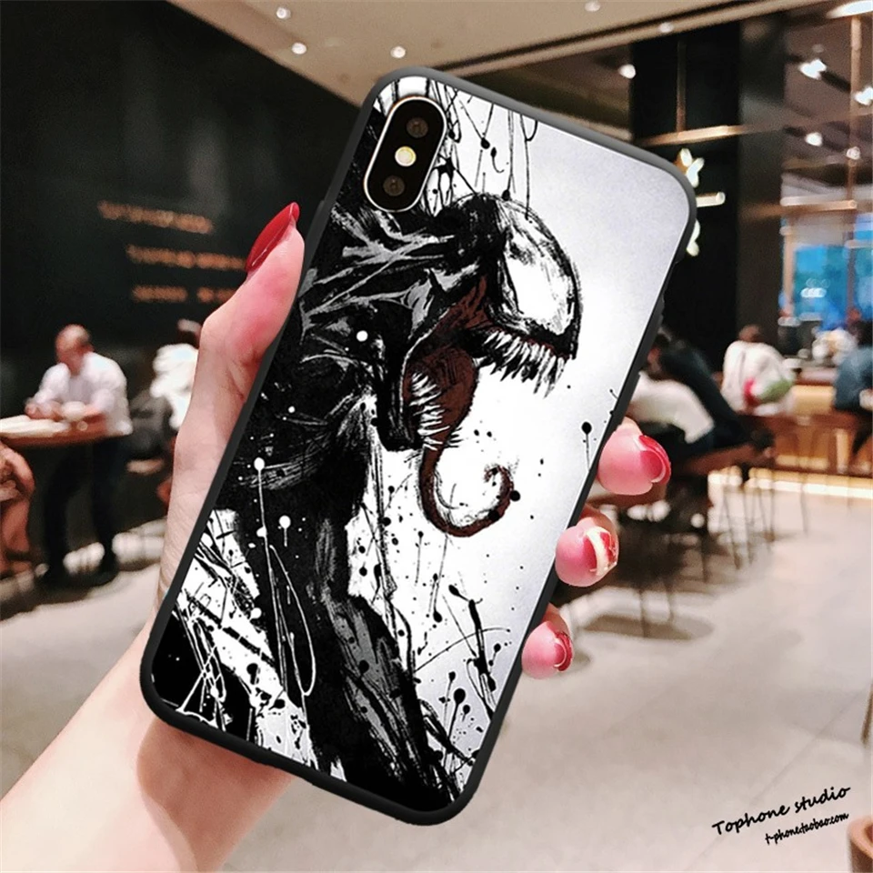 Чехол из силикона с мультяшным дизайном для iPhone 5 5S SE 6 s 7 8 Plus оригинальный дизайн мягкий чехол задней крышки Xs Max Xr X Coque Fundas on.