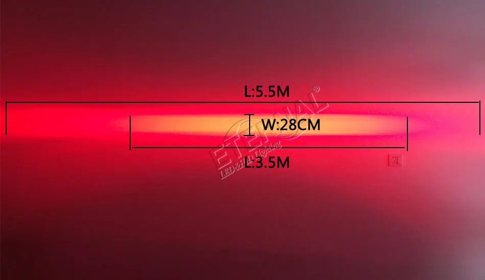 Красный 12x27 W красный-zone светильник безопасности сигнальная лампа для вилочного строительного оборудования электрическое оборудование погрузочно-разгрузочные работы - Цвет: Красный