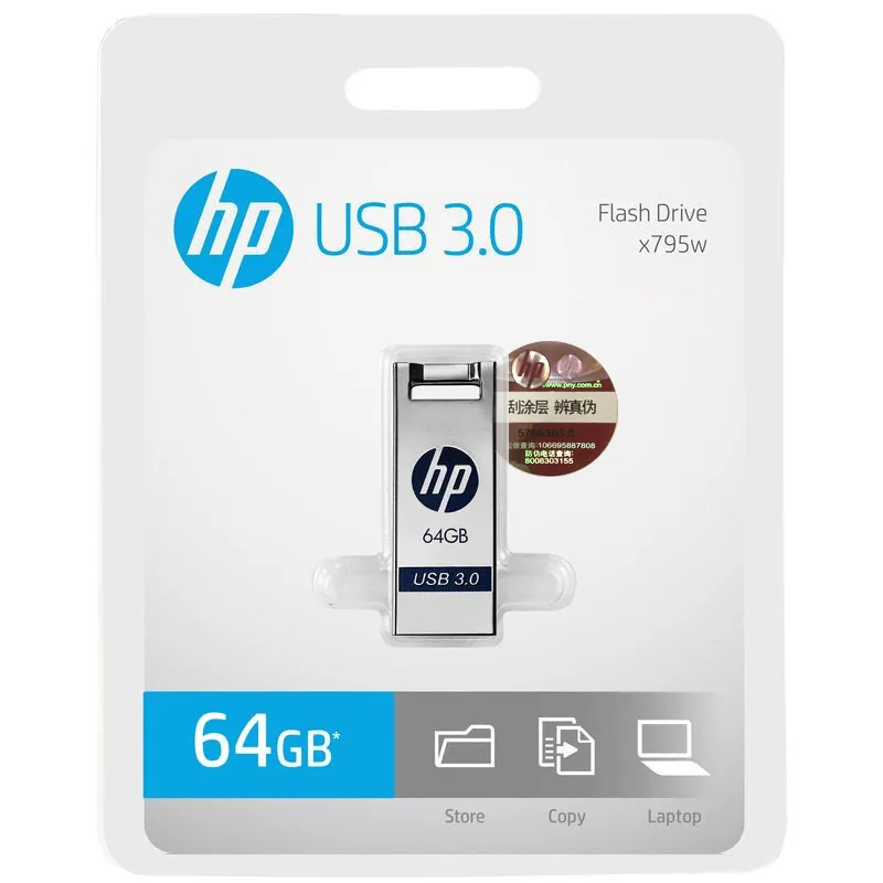 Hp флешка 64 гб Usb флэш-накопители 64 GB USB3.0 металла Cle USB X795W Dropship Симпатичные Мини мультфильм подарок DIY флэш-накопитель с логотипом плюс Тип C OTG U диск 64 флешки