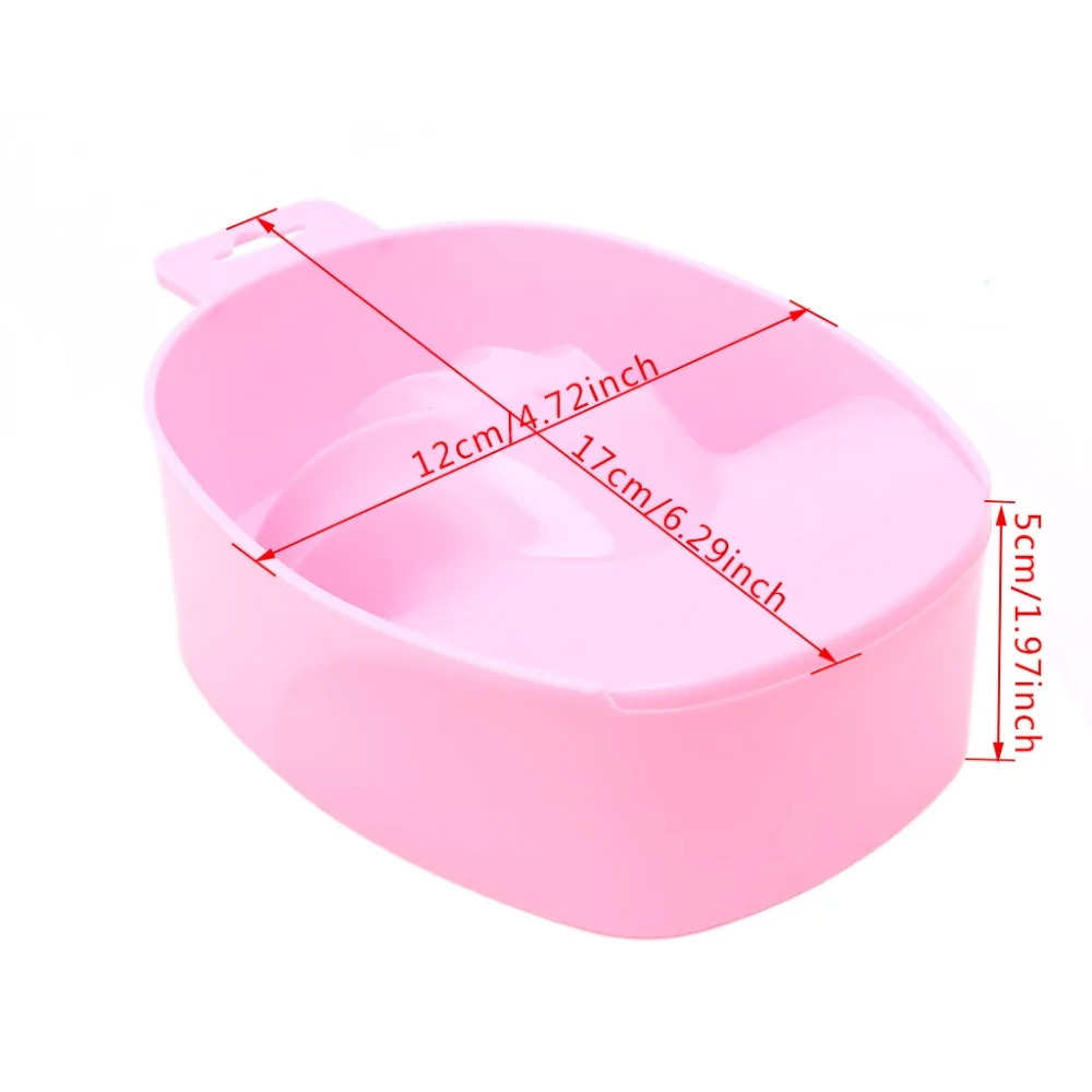 

GUIHUI Nail Art Soak Bowl Manicure Soak Off Hand Spa Bath Soaker Tray Remover Tools