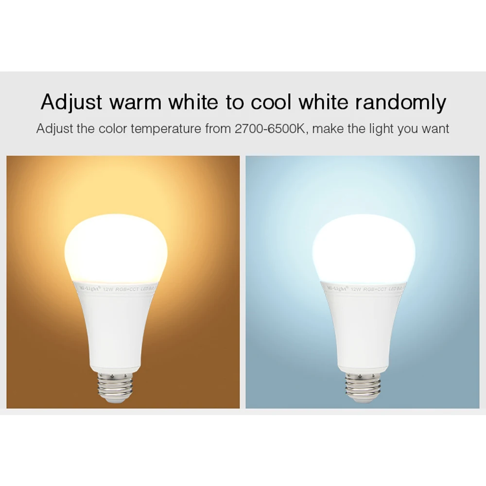 Mi светильник RGB CCT wifi светодиодный 12 Вт с регулируемой яркостью умная лампа E27 E14 GU10