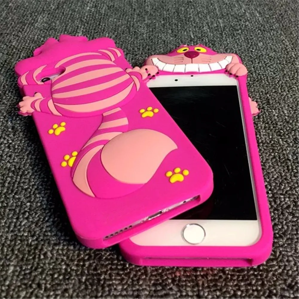 Qushar 3D мультфильм милый Чехол для Apple IPhone 5 5S SE 6 S плюс Прекрасный чехол телефона