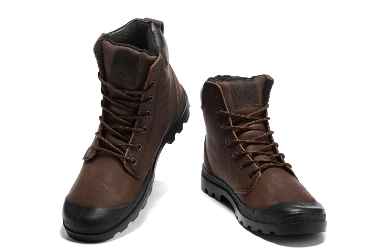 PALLADIUM Pampa/однотонные мужские ботильоны Ranger TP 75564; удобные высококачественные мужские повседневные ботинки на шнуровке; размеры 39-45