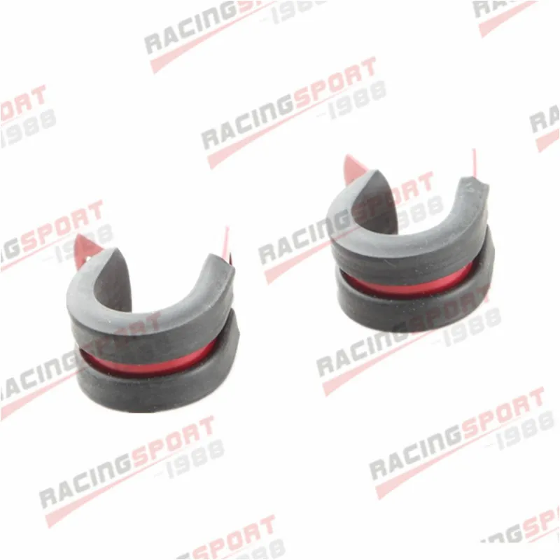2PCS Aluminum Rubber Cushioned Clamp ID 12.7mm AN 6 Racing Vacuum Black/ red/blue | Автомобили и мотоциклы