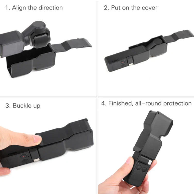 Удлиненная Защитная крышка для DJI OSMO POCKET Gimbal чехол для камеры Osmo Pocket Gimbal Защитная пленка для экрана