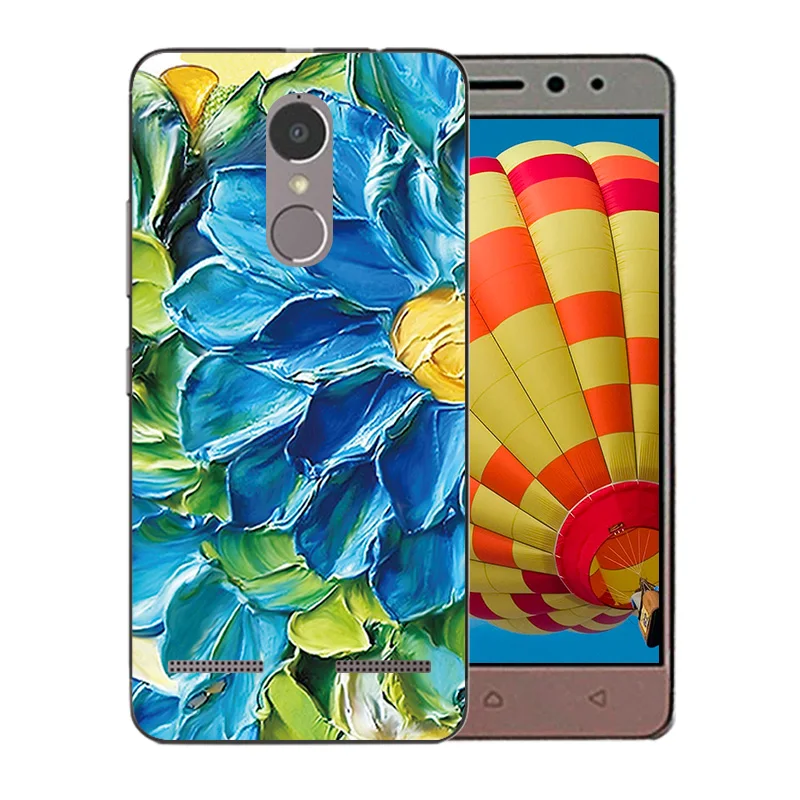 K6 чехол для Lenovo Vibe 5 0 дюймов Ван Гог узор Высокое качество мягкий TPU прозрачный