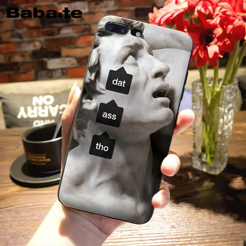 Babaite альтернативные статуи искусство DIY чехол для телефона с рисунком для iPhone 8, 7, 6, 6 S, Plus, 5, 5S SE XR X XS MAX Coque 11 11pro 11» бетонный завод - Цвет: A4
