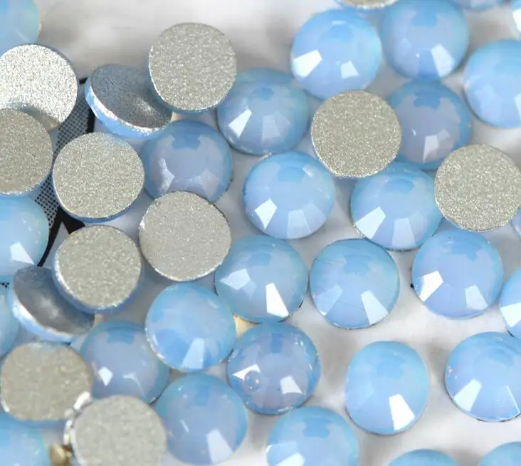 

ss3~ss16 Blue Opal Rhinestones 3D Nail Art 1440pcs/bag,Crystal/Glass Flatback Non Hotfix Glue on Nail Art Rhinestones