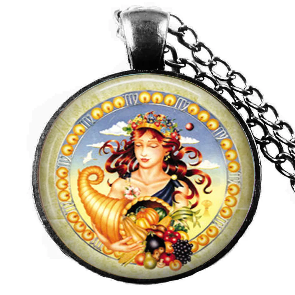 Ожерелье с подвеской в виде Девы и знаков зодиака кулон астрологического