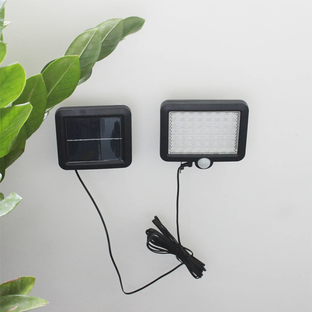 56 светодиодный солнечный свет на открытом воздухе Солнечный лампа умный датчик