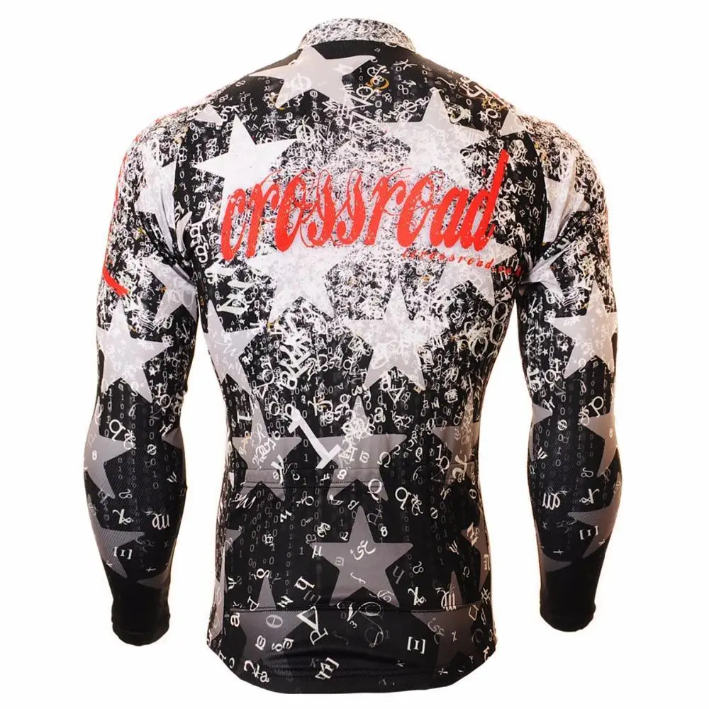 Мужская велосипедная одежда с длинным рукавом для шоссейного велосипеда Джерси