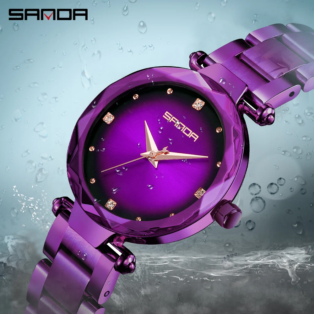 SANDA Лидирующий бренд Эксклюзивные часы для женщин женские модные элегантные