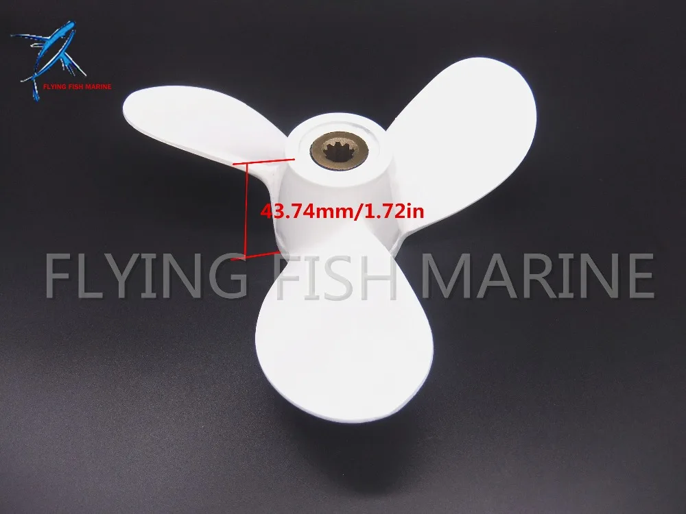 Алюминий пропеллеры 7 1/4x5 1/2 BS для Yamaha 2.5hp 3hp 3 м F2.5 лодочные моторы BS|propeller for yamaha