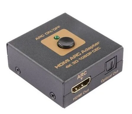 HDMI ARC адаптер конвертер HDMI аудио возвратный канал адаптер экстрактор конвертер сплиттер 4 к 3D с оптическим аудио выход