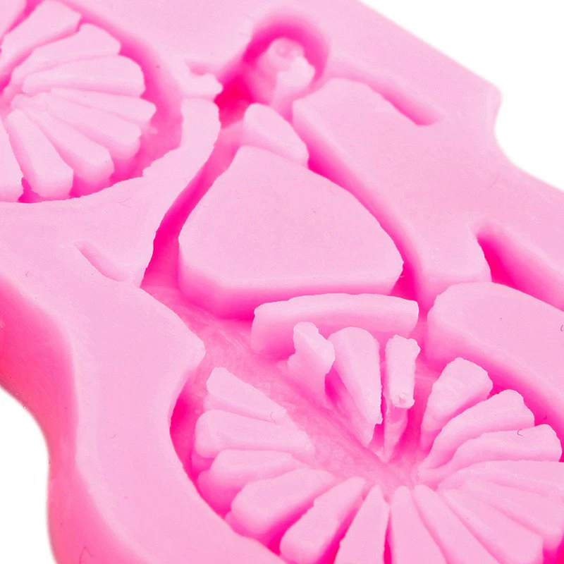 Sugarcraft Еда-класс силиконовые формы 3D велосипед Форма Gumapste форма для выпечки DIY