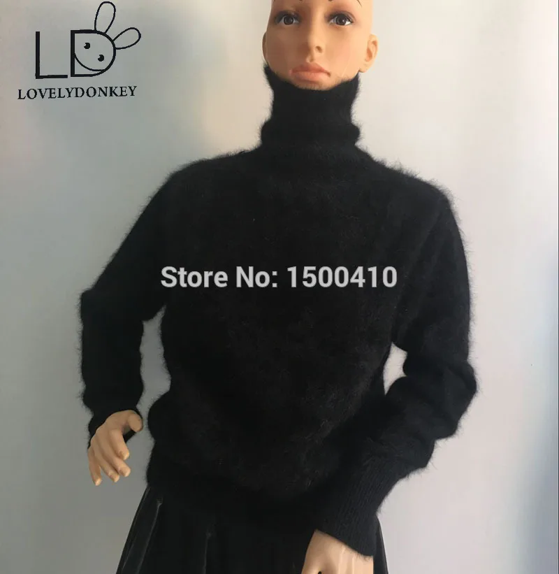 

LOVELYDONKEYNewmink cashmere sweater women cashmere pullovers knittedmink jacket free shippingM690