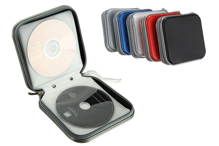 Новый портативный 40 шт. вместительный диск CD DVD VCD кошелек для хранения DJ