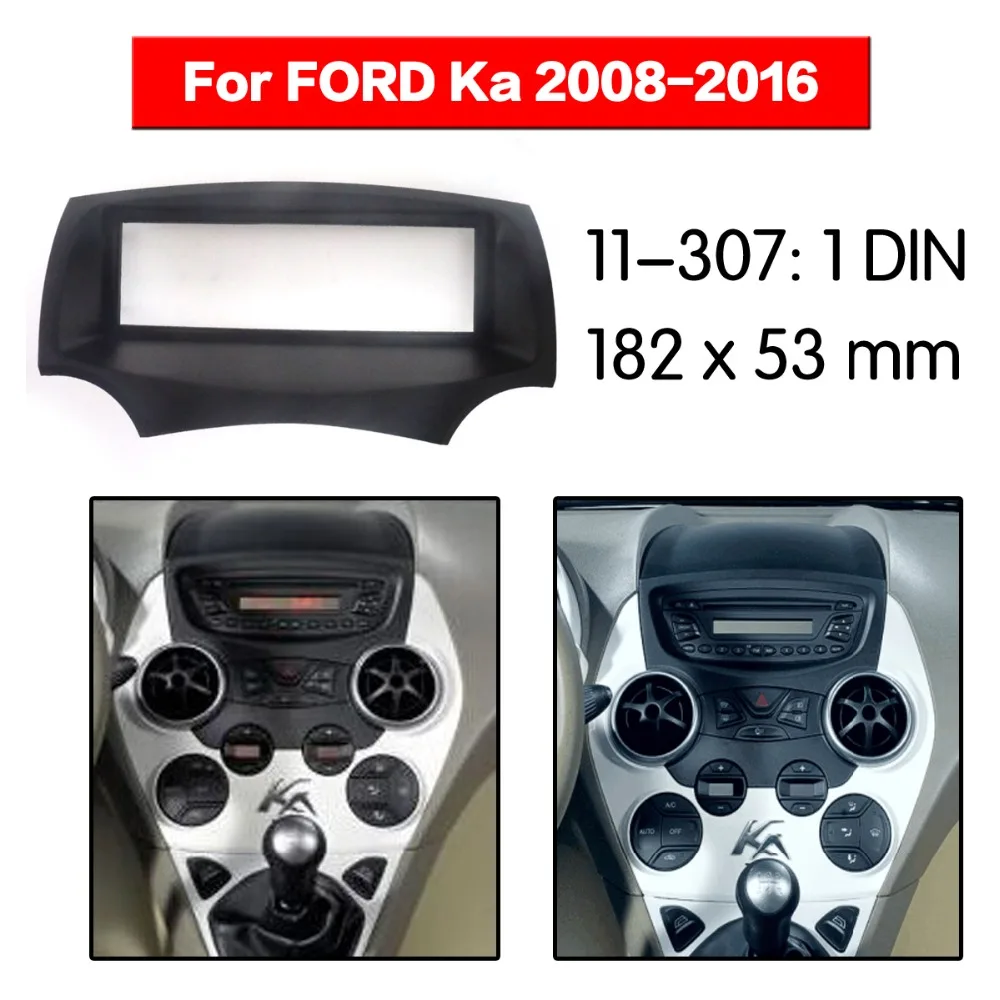 1 din автомобильный радиоприемник Facia для FORD Ka 2008 + комплект установки стерео Fascia Dash