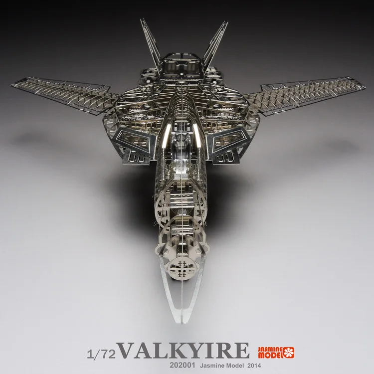 MMZ модель Jasmine 3D металлическая головоломка 1/72 Валькирия космическая крепостная сборка Металлическая Модель Набор DIY 3D лазерная резка модель головоломка