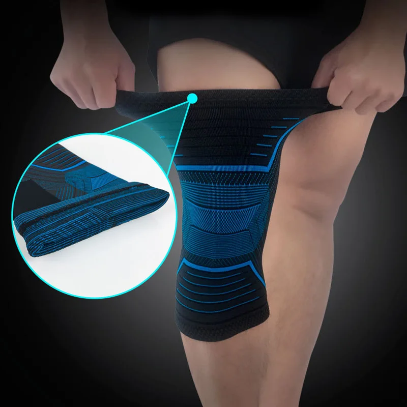 Компрессионные наколенники 1 шт. трикотажный фиксатор колена для баскетбола бега