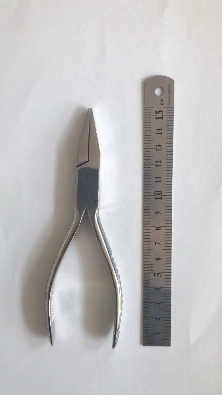 Острые плоскогубцы из нержавеющей стали для ювелирных изделий ручные