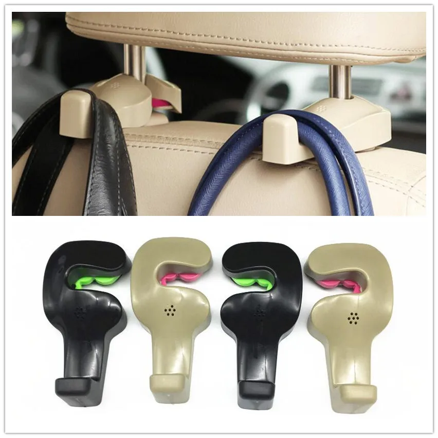 

2pcs Car Shopping Bag Holder Seat Hook Hanger For Skoda Octavia A2 A5 A7 Fabia Rapid Superb Yeti Roomster