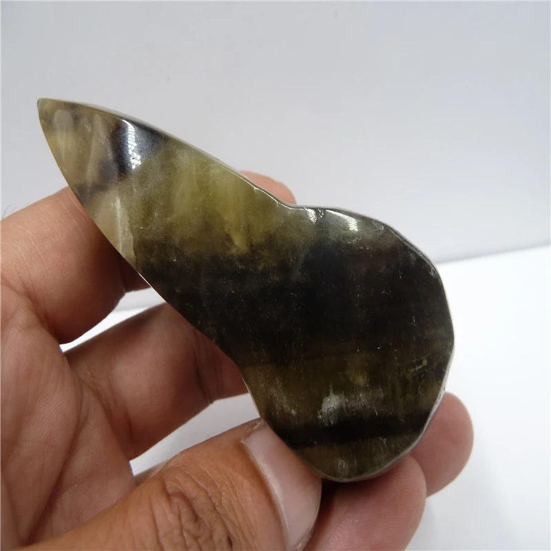 Натуральный кристалл дымчатого кварца Птица Череп T162|Камни| |