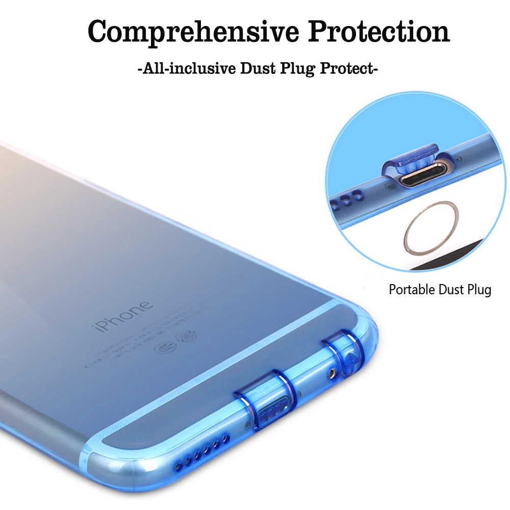 Чехол Floveme для iPhone 5S 5 SE 7 XS Max XR ультра тонкие кристально прозрачные чехлы TPU Чехлы 8