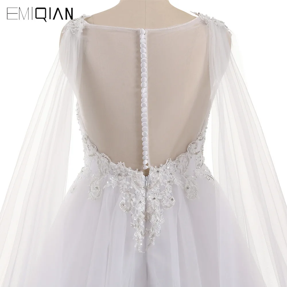 Винтажное прозрачное свадебное платье 2018 ТРАПЕЦИЕВИДНОЕ сексуальное с